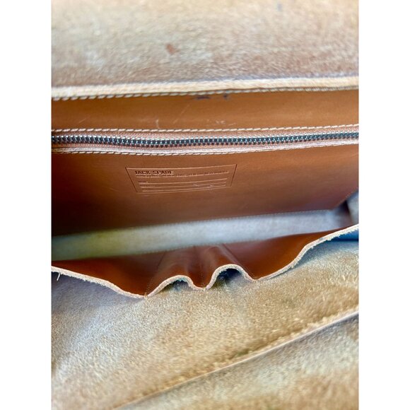 Jack Spade Brown Leather Messenger Bag / Brown Leather Messenger Bag - Picture 9 of 12